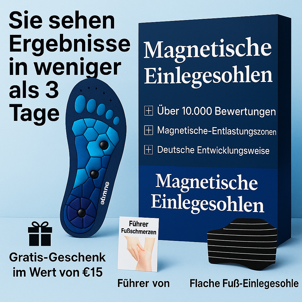 Magnetische Einlegesohlen
