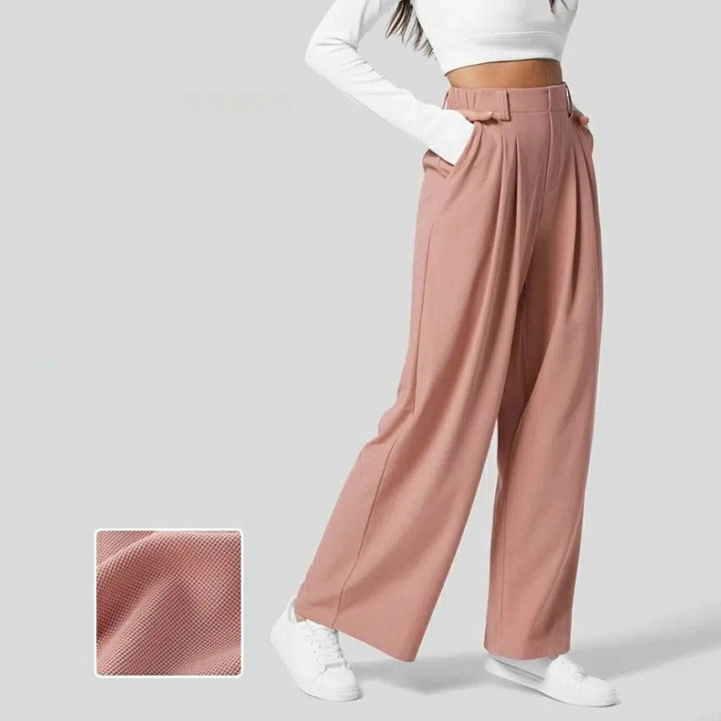Dehnbare Palazzo-Hose