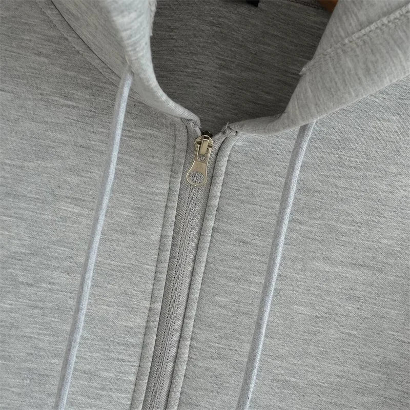 Winter-Reißverschluss-Hoodie