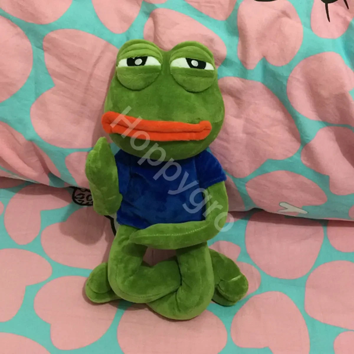 Trauriges Frosch-Plüschtier