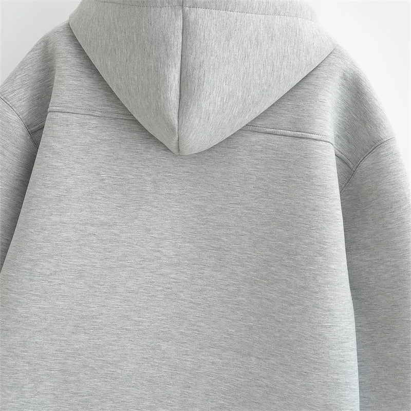 Winter-Reißverschluss-Hoodie