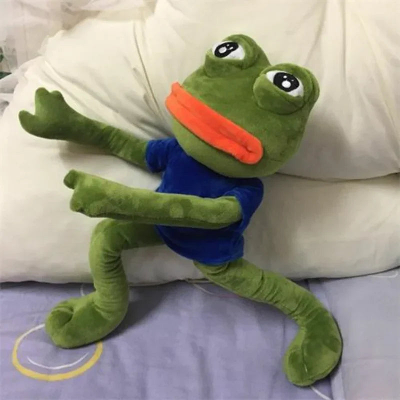 Trauriges Frosch-Plüschtier