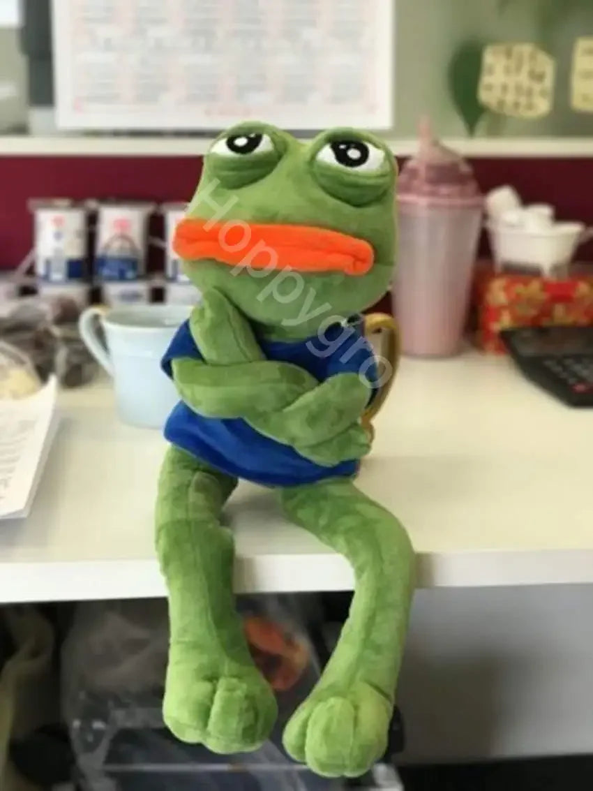 Trauriges Frosch-Plüschtier
