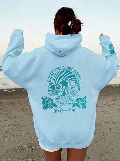 Waves  Unisex Hoodie