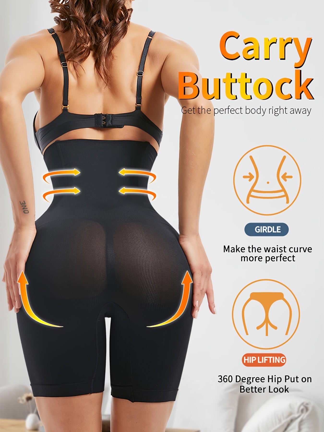 High-Waisted Seamless Body Shaper