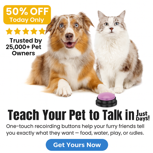 Recordable PET Training Buttons