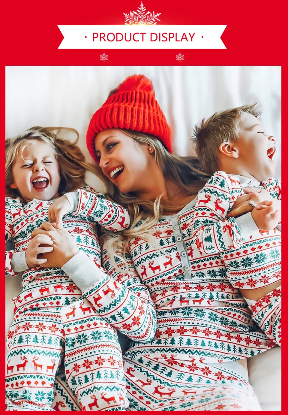 2024 Christmas Family Matching Pajamas New Year Xmas Father Mother Kids Baby Clothes Set Dad Mom And Daughter Son Pyjamas Outfit