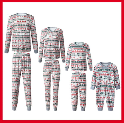 2024 Christmas Family Matching Pajamas New Year Xmas Father Mother Kids Baby Clothes Set Dad Mom And Daughter Son Pyjamas Outfit