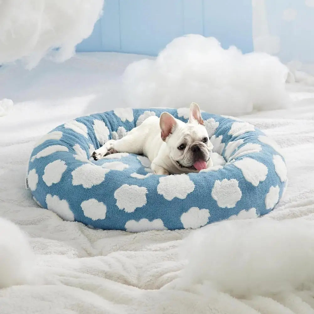 Round Cushion Cozy Pet Bed