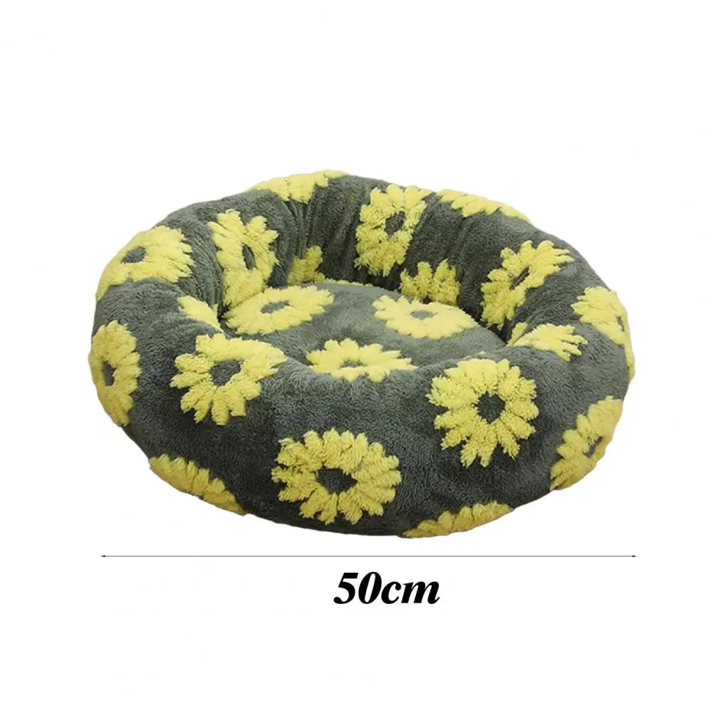 Round Cushion Cozy Pet Bed