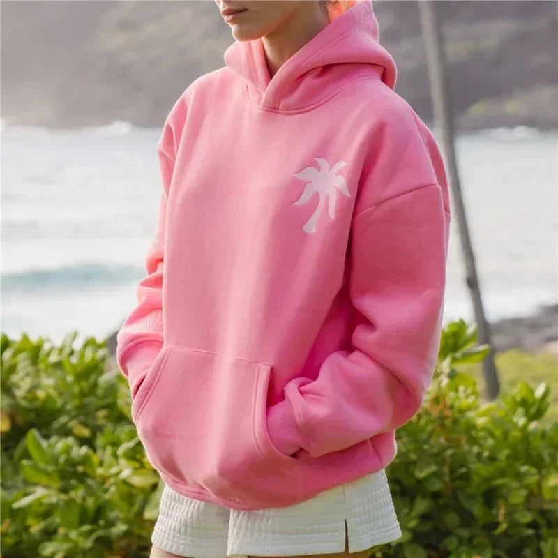 Flower Embroidery Hoodie