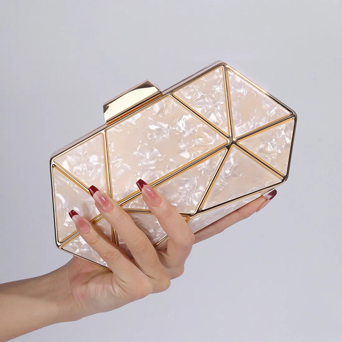 Acrylic Diamond Clutch Purse