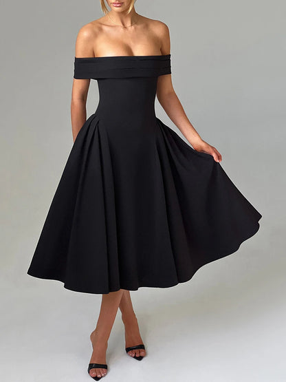 Pleated Long Dress