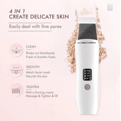 4 in 1 EMS Ultrasonic Skin Scrubber