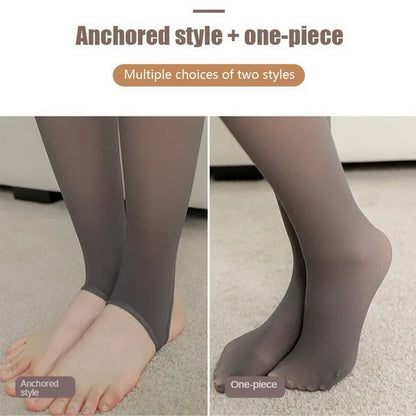 Fleece Tights™ with stylish & comfortable seam