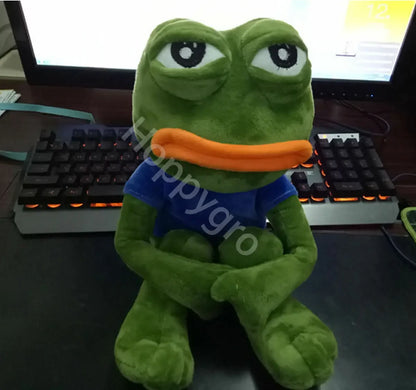 Sad Frog Plush Toy